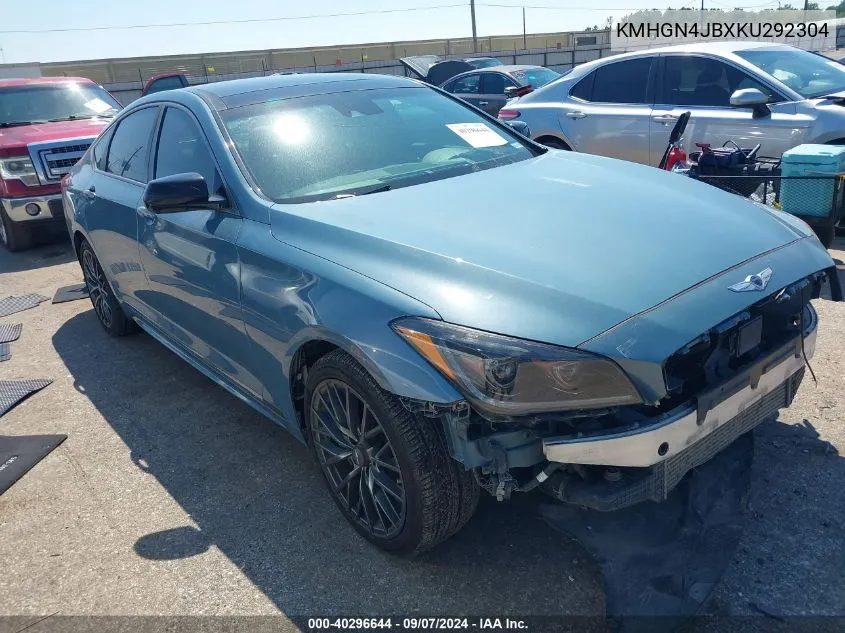 KMHGN4JBXKU292304 2019 Genesis G80 Sport/Ultimate