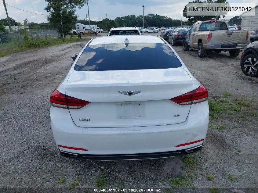 KMTFN4JE3KU325042 2019 Genesis G80 3.8