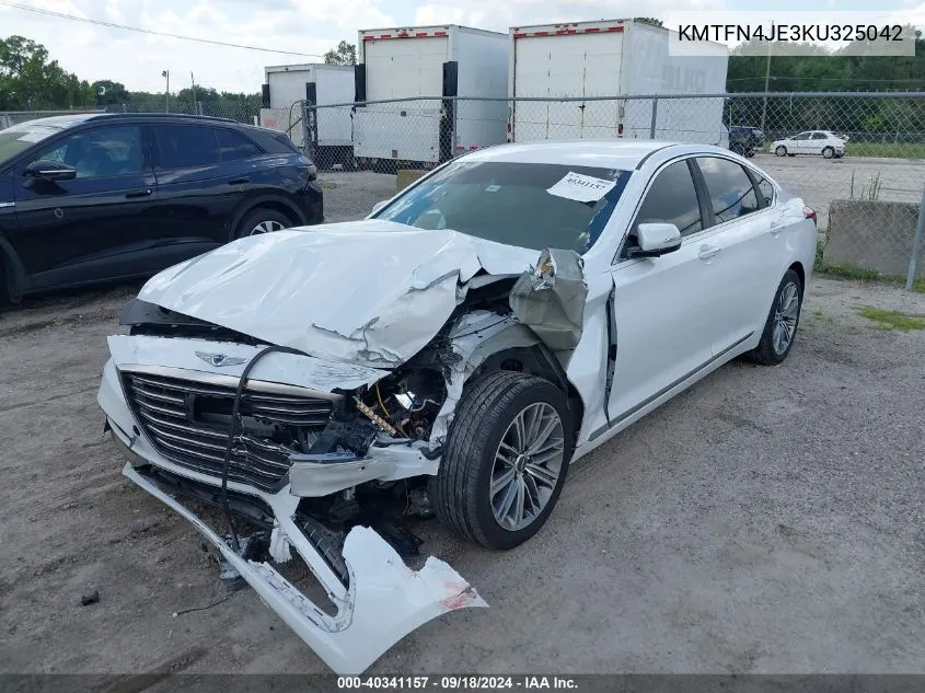 KMTFN4JE3KU325042 2019 Genesis G80 3.8