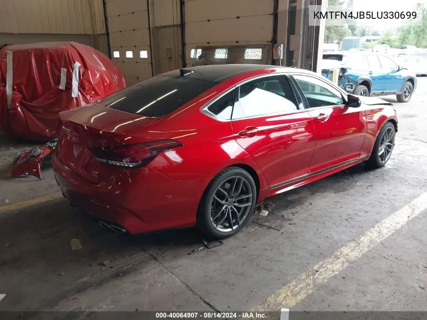 KMTFN4JB5LU330699 2020 Genesis G80 3.3T Sport Awd