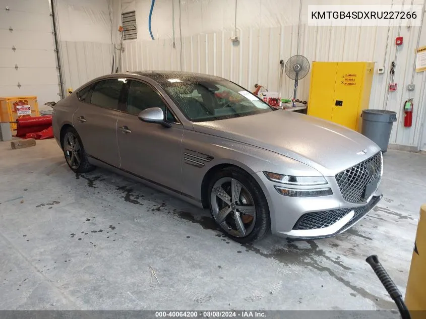 KMTGB4SDXRU227266 2024 Genesis G80 3.5T Sport Awd