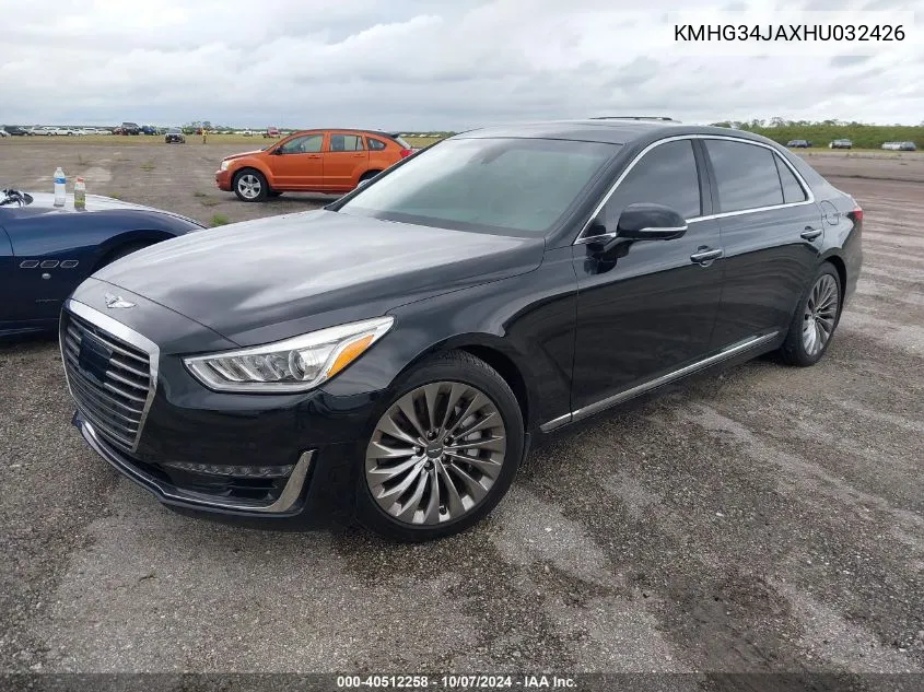 KMHG34JAXHU032426 2017 Genesis G90 3.3T Premium