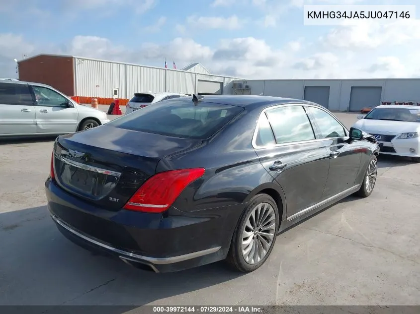 KMHG34JA5JU047146 2018 Genesis G90 3.3T Premium