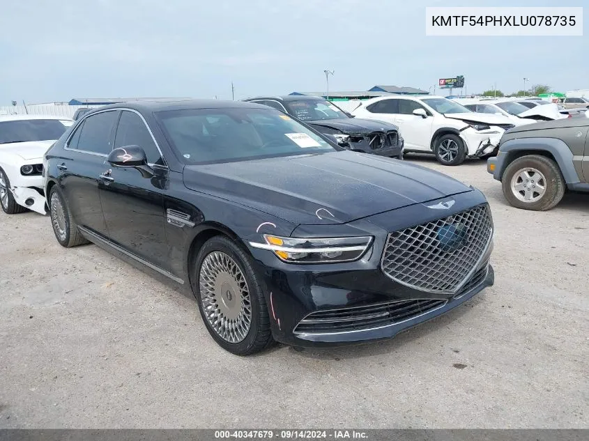 KMTF54PHXLU078735 2020 Genesis G90 Ultimate