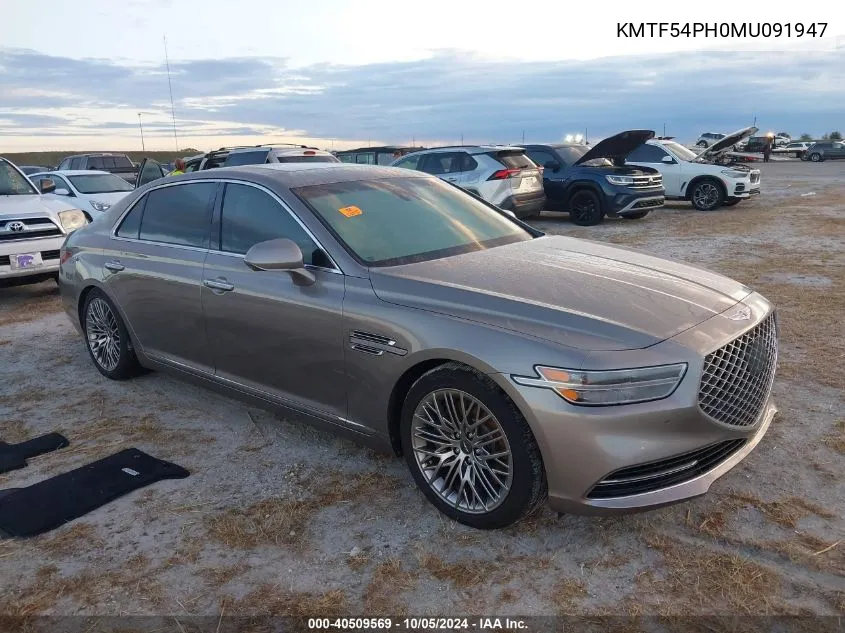 KMTF54PH0MU091947 2021 Genesis G90 Ultimate