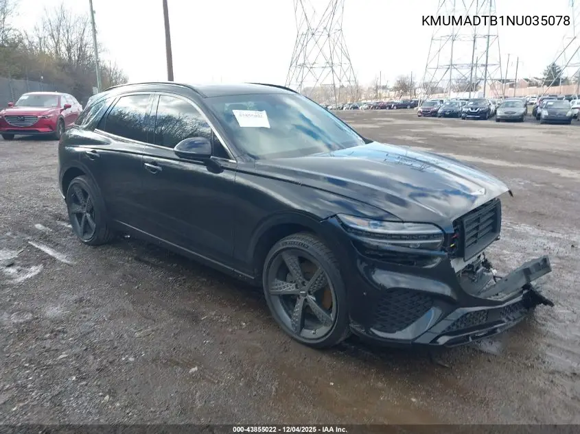 KMUMADTB1NU035078 2022 Genesis Gv70 2.5T Awd