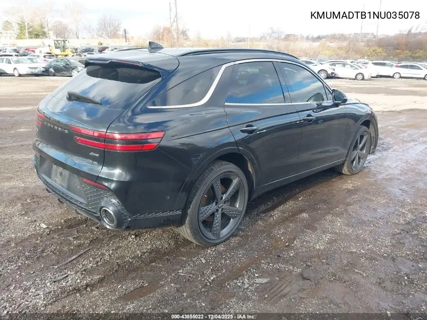 KMUMADTB1NU035078 2022 Genesis Gv70 2.5T Awd