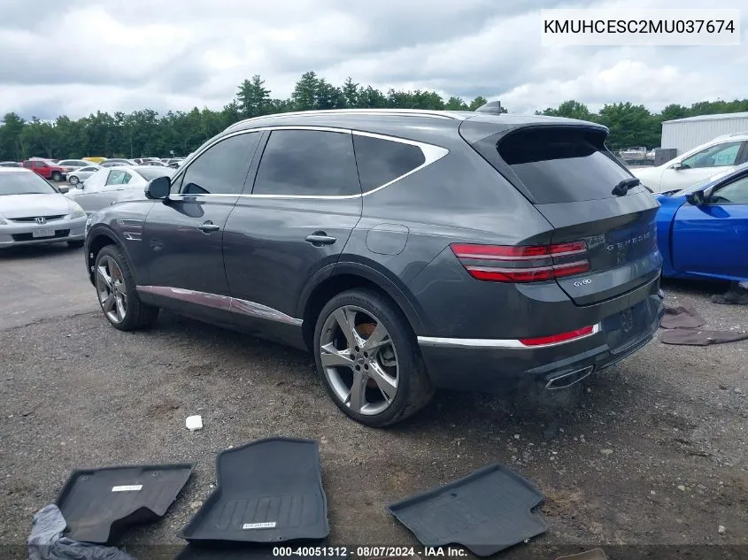 KMUHCESC2MU037674 2021 Genesis Gv80 3.5T Awd