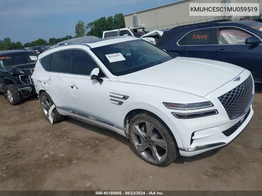 KMUHCESC1MU059519 2021 Genesis Gv80 3.5T Awd