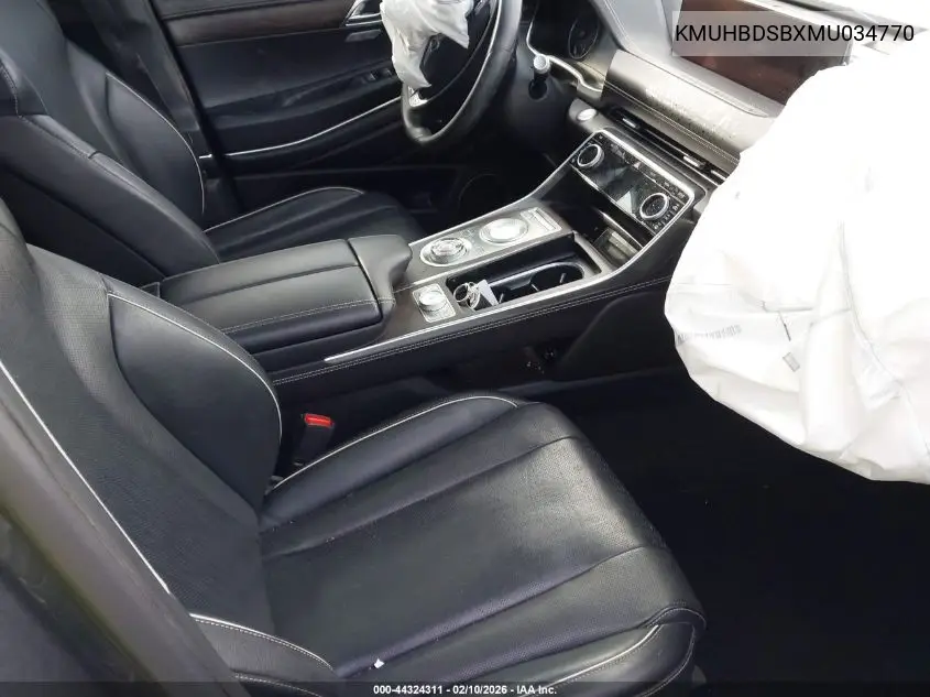 2021 Genesis Gv80 2.5T Awd VIN: KMUHBDSBXMU034770 Lot: 44324311