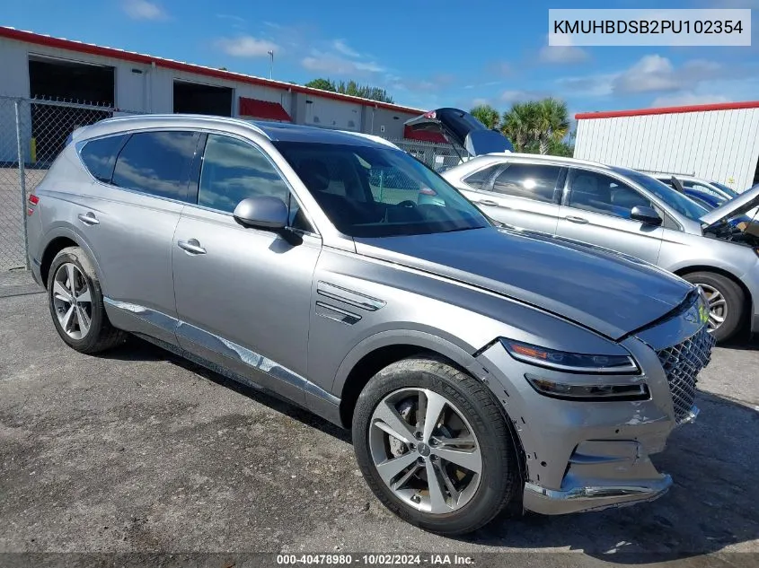 KMUHBDSB2PU102354 2023 Genesis Gv80 2.5T Awd