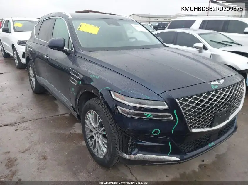 KMUHBDSB2RU209875 2024 Genesis Gv80 2.5T Awd