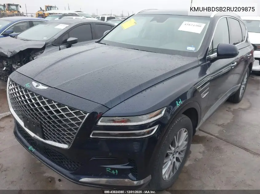 KMUHBDSB2RU209875 2024 Genesis Gv80 2.5T Awd