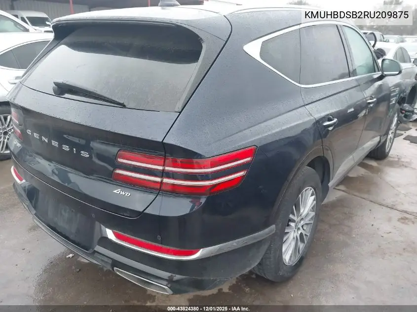 KMUHBDSB2RU209875 2024 Genesis Gv80 2.5T Awd