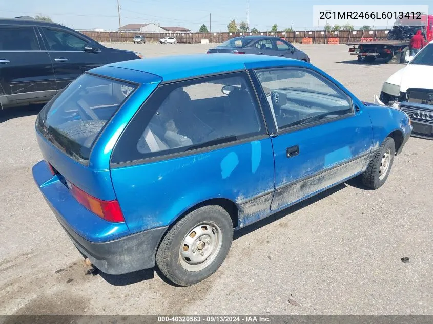 2C1MR2466L6013412 1990 Geo Metro Lsi Sprint Cl