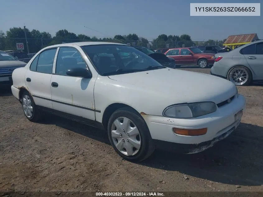 1Y1SK5263SZ066652 1995 Geo Prizm Lsi