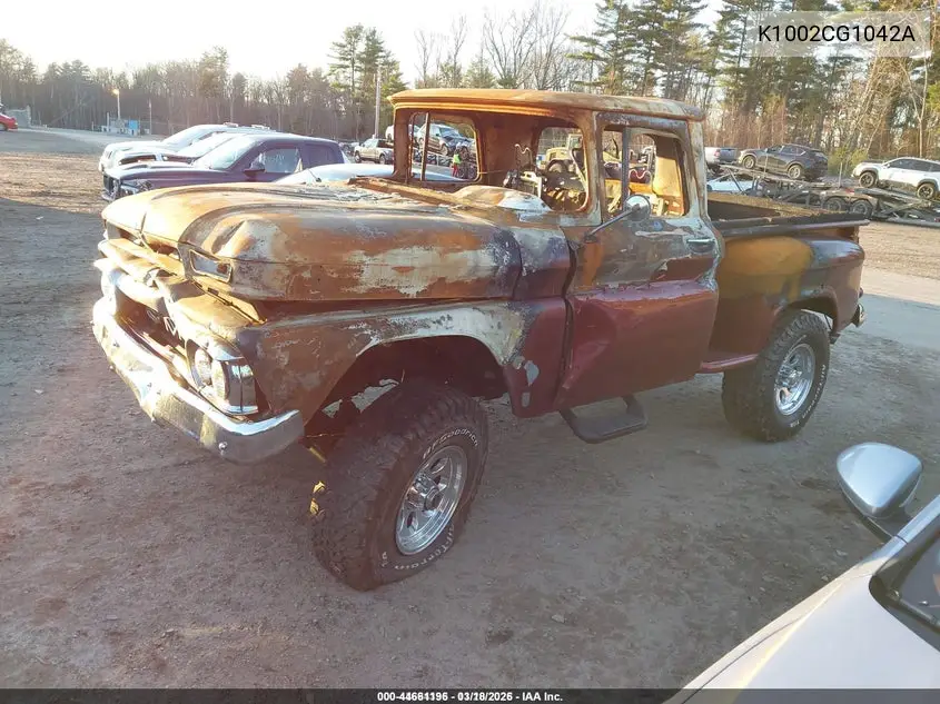 K1002CG1042A 1963 GMC Truck