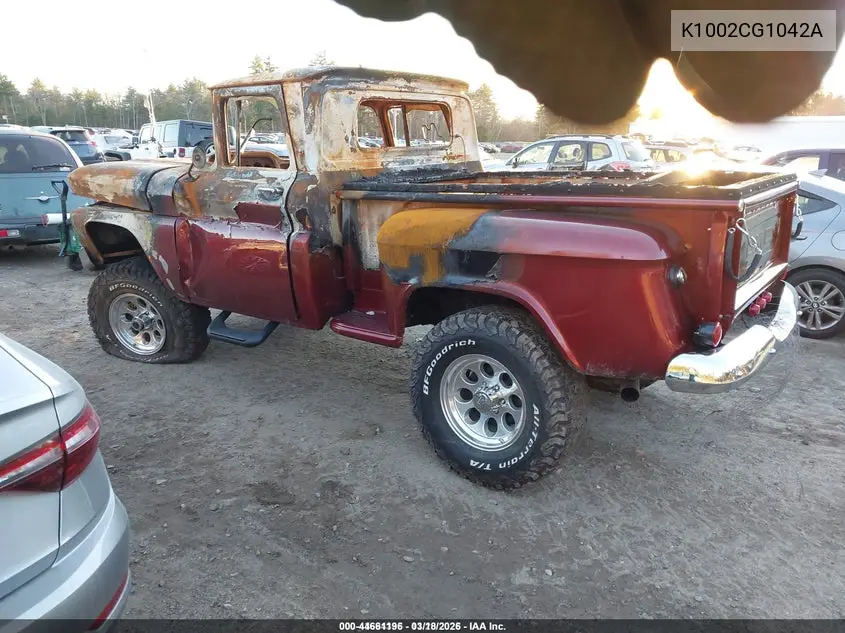 K1002CG1042A 1963 GMC Truck