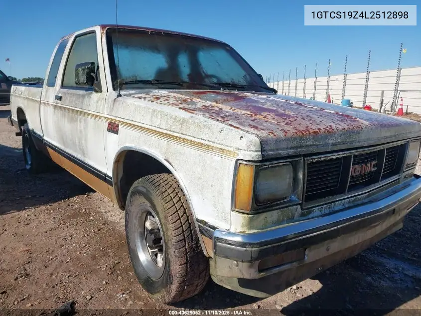 1GTCS19Z4L2512898 1990 GMC S Truck S15