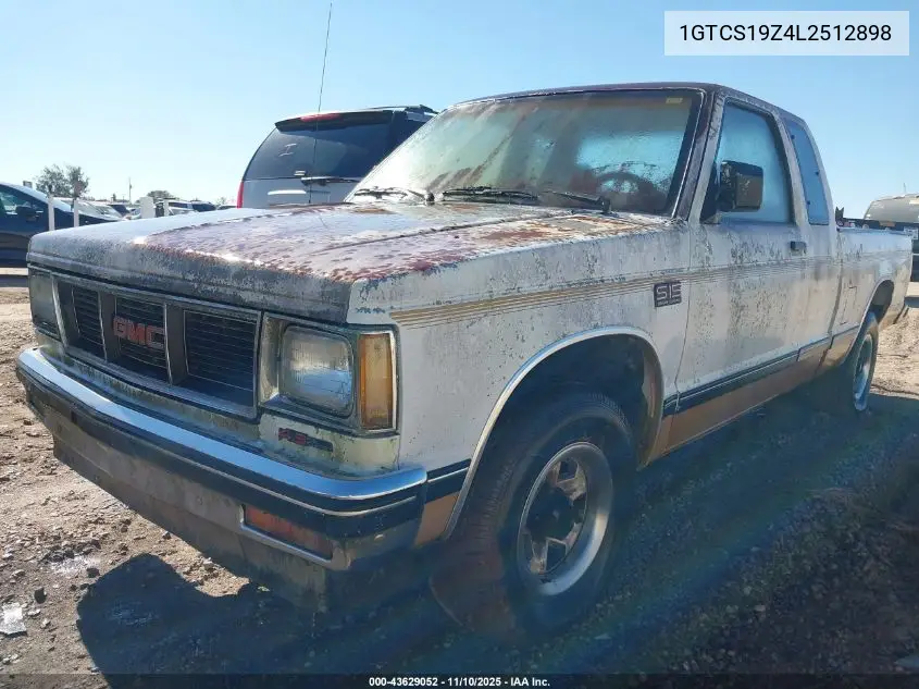 1GTCS19Z4L2512898 1990 GMC S Truck S15