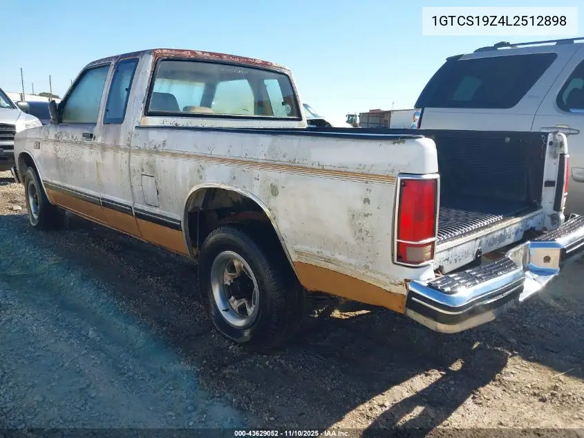 1GTCS19Z4L2512898 1990 GMC S Truck S15