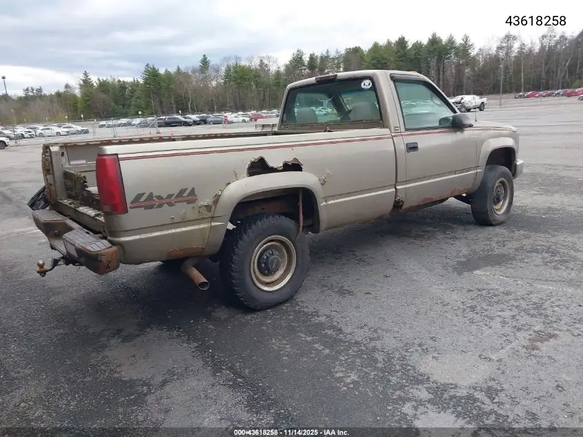 1GTHK34R5XF018010 1999 GMC Sierra 3500 Hd Sl