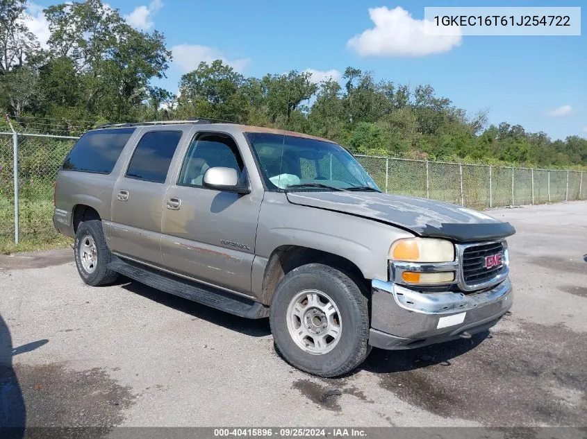 2001 GMC Yukon Xl 1500 Sle VIN: 1GKEC16T61J254722 Lot: 40415896