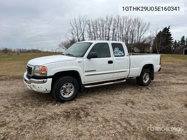 1GTHK29U05E160341 2005 GMC Sierra 2500 Hd 2005 GMC Sierra 2500Hd 4X4 Extended Cab Pickup