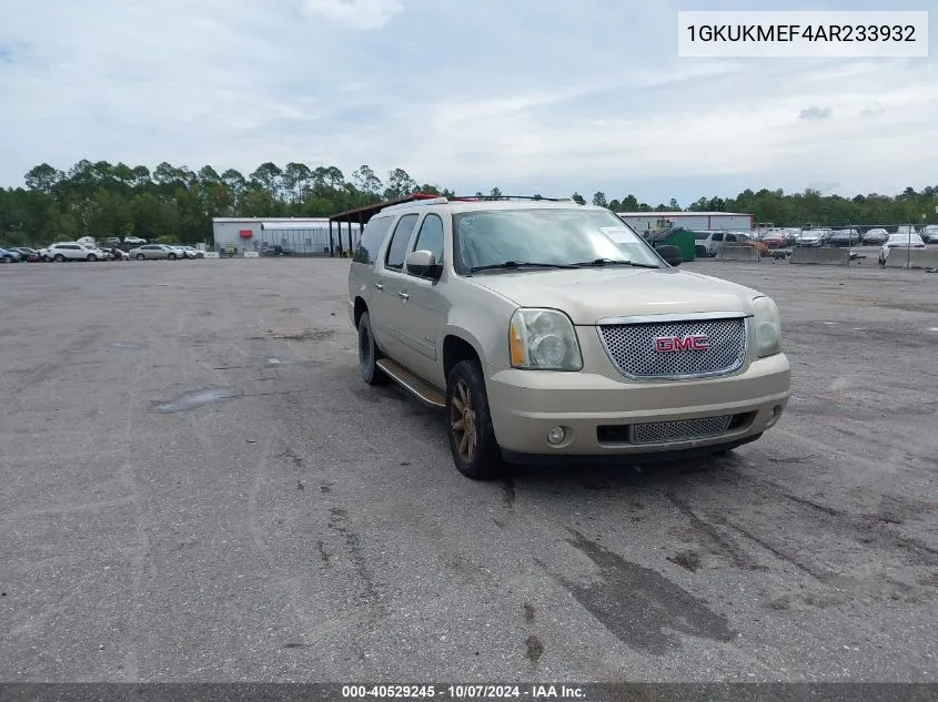 1GKUKMEF4AR233932 2010 GMC Yukon Xl 1500 Denali