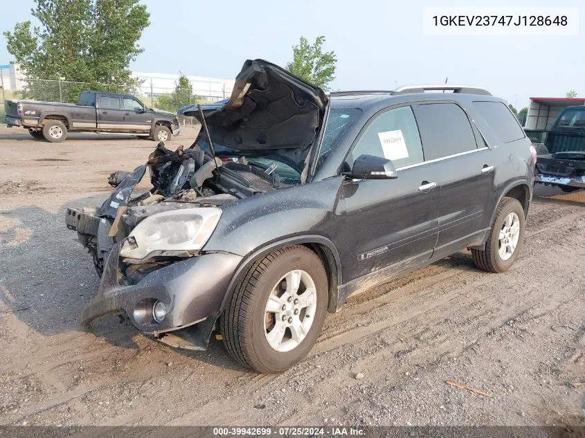 1GKEV23747J128648 2007 GMC Acadia Slt-1