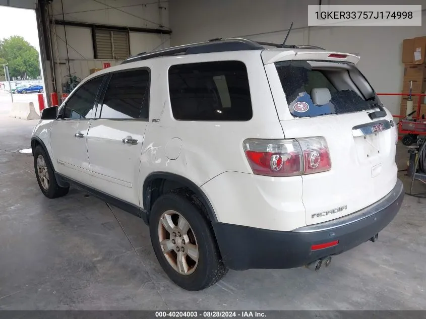 1GKER33757J174998 2007 GMC Acadia Slt-1