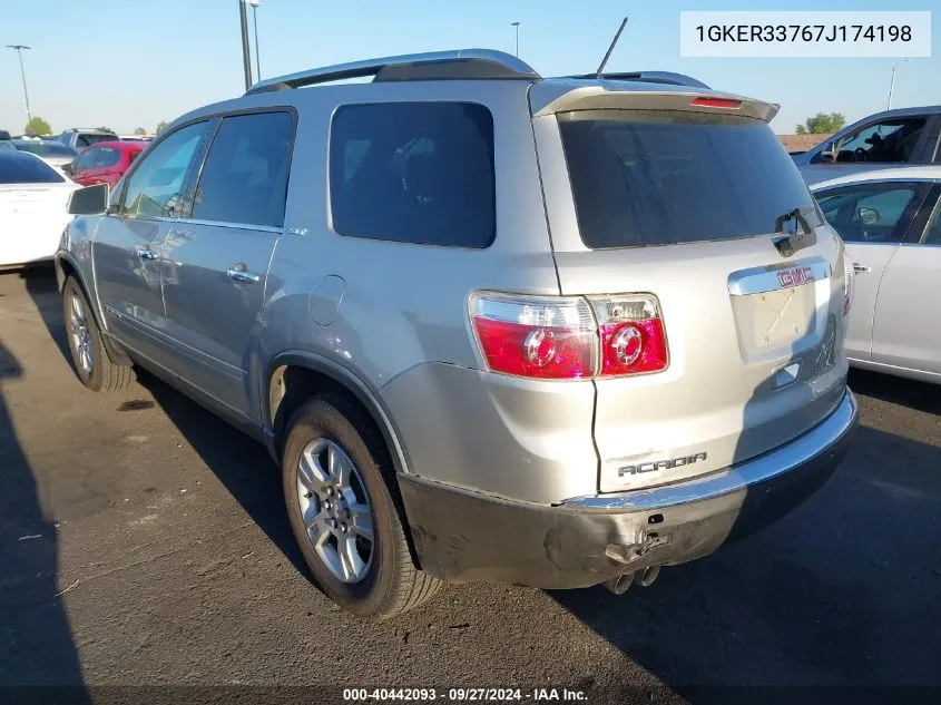 1GKER33767J174198 2007 GMC Acadia Slt-1