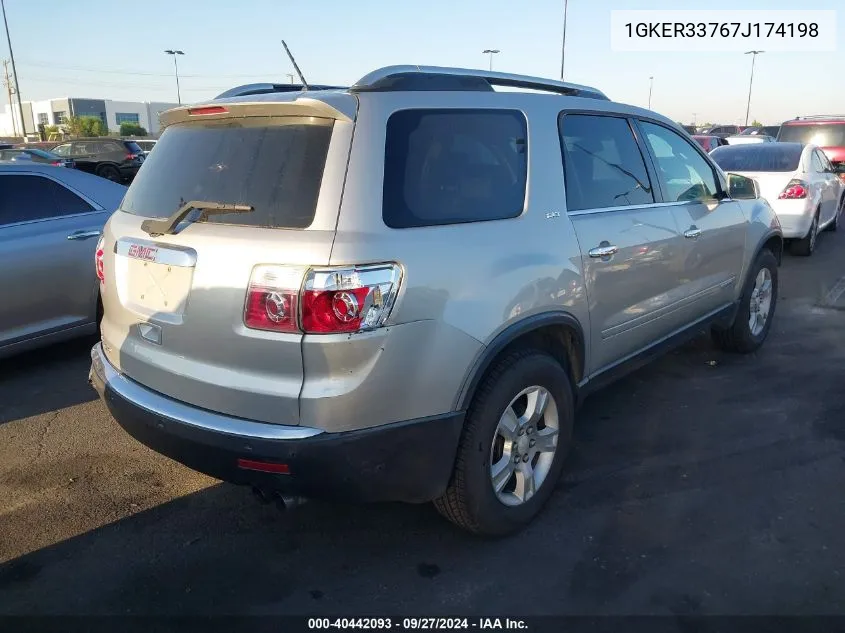 1GKER33767J174198 2007 GMC Acadia Slt-1