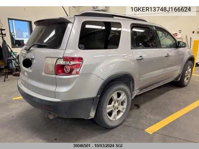 1GKER13748J166624 2008 GMC Acadia Sle