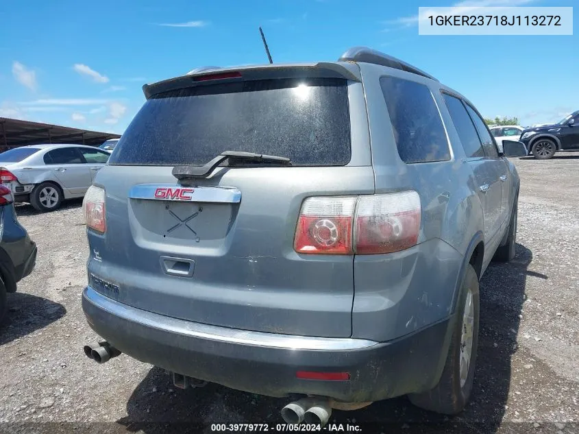 1GKER23718J113272 2008 GMC Acadia Slt-1