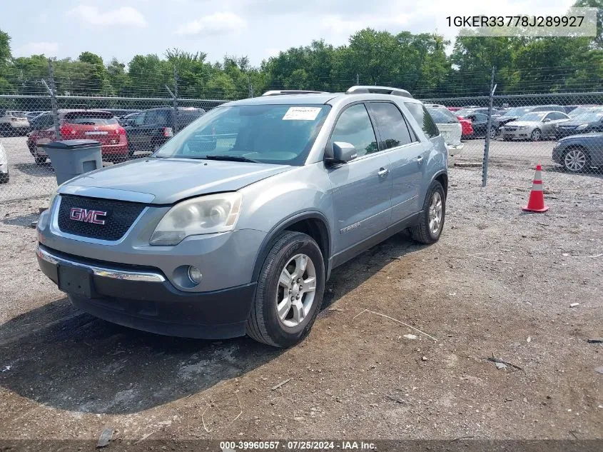 1GKER33778J289927 2008 GMC Acadia Slt-2