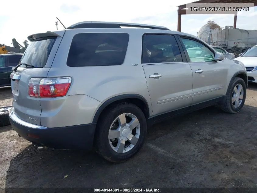 1GKEV23748J165748 2008 GMC Acadia Slt-1