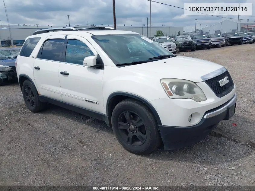 1GKEV33718J228116 2008 GMC Acadia Slt-2