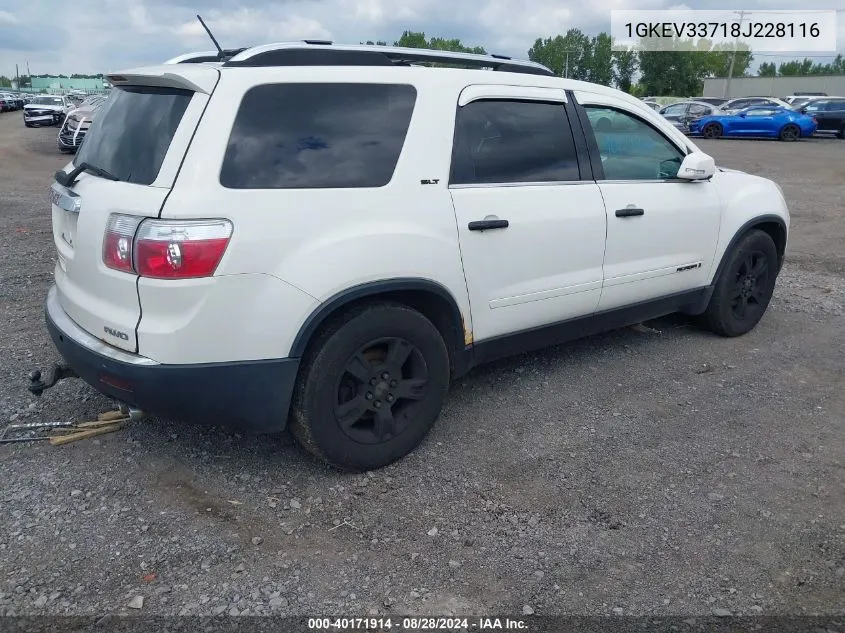 1GKEV33718J228116 2008 GMC Acadia Slt-2