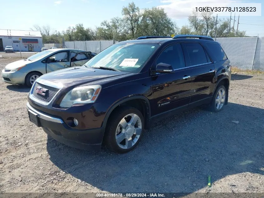 1GKEV33778J128523 2008 GMC Acadia Slt-2