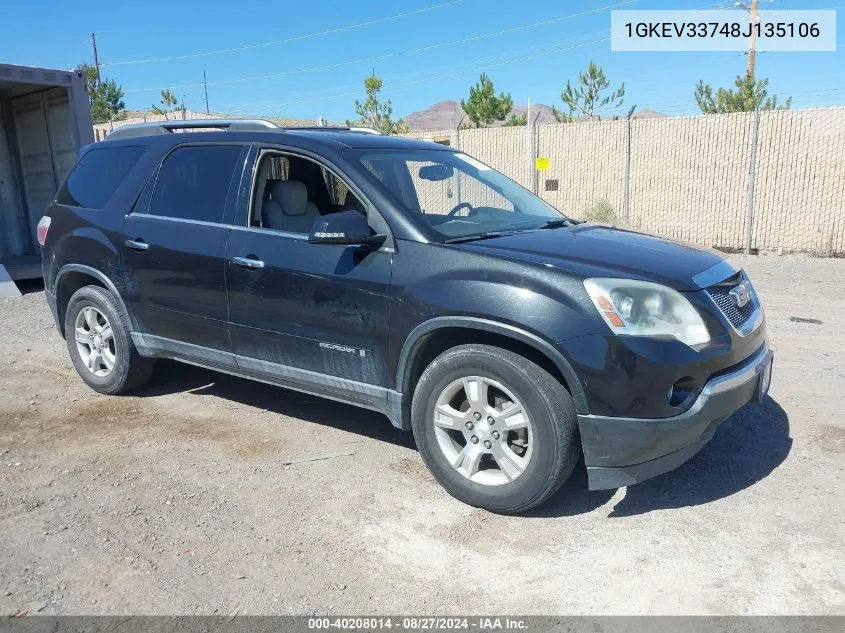 1GKEV33748J135106 2008 GMC Acadia Slt-2