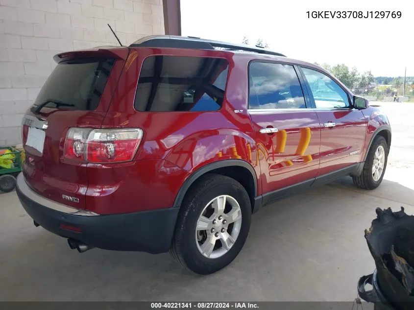 1GKEV33708J129769 2008 GMC Acadia Slt-2