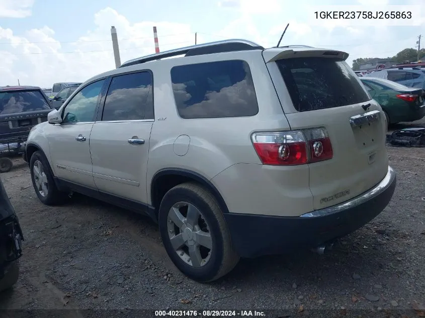 1GKER23758J265863 2008 GMC Acadia Slt-1