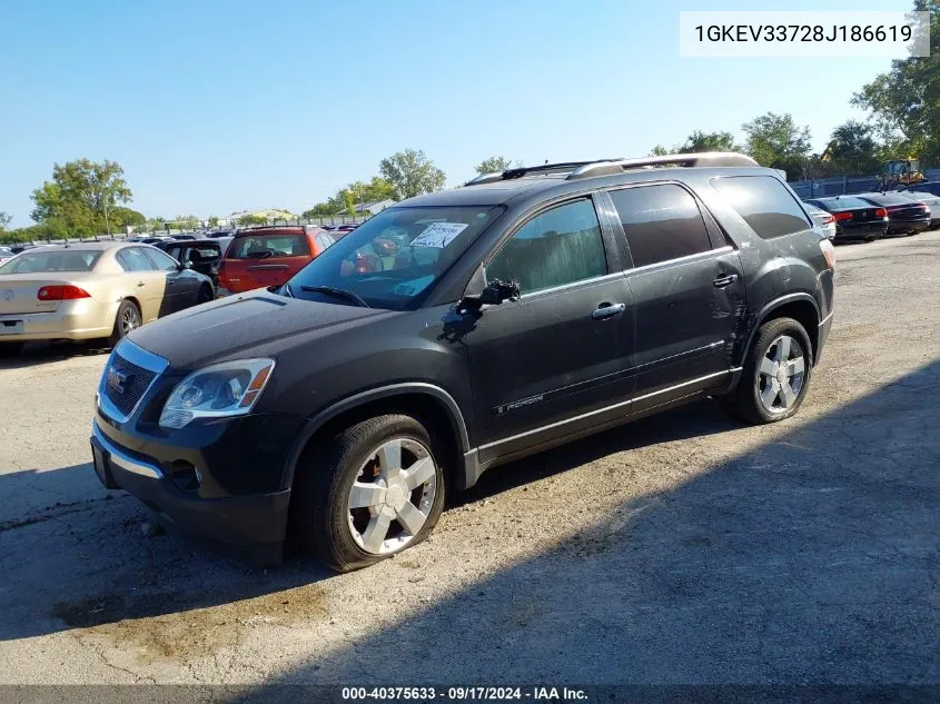 1GKEV33728J186619 2008 GMC Acadia Slt-2