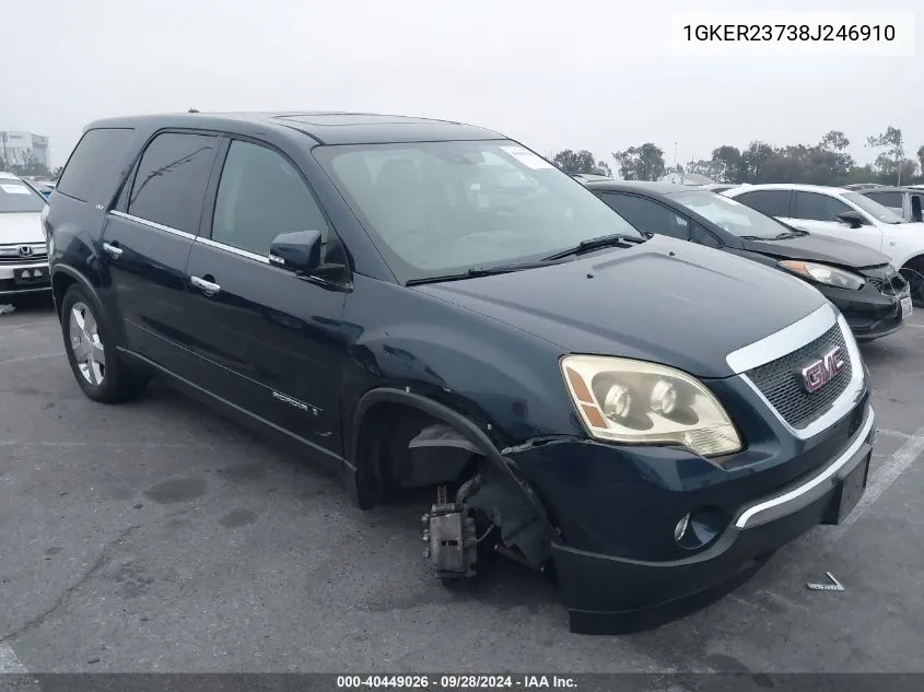 1GKER23738J246910 2008 GMC Acadia Slt-1