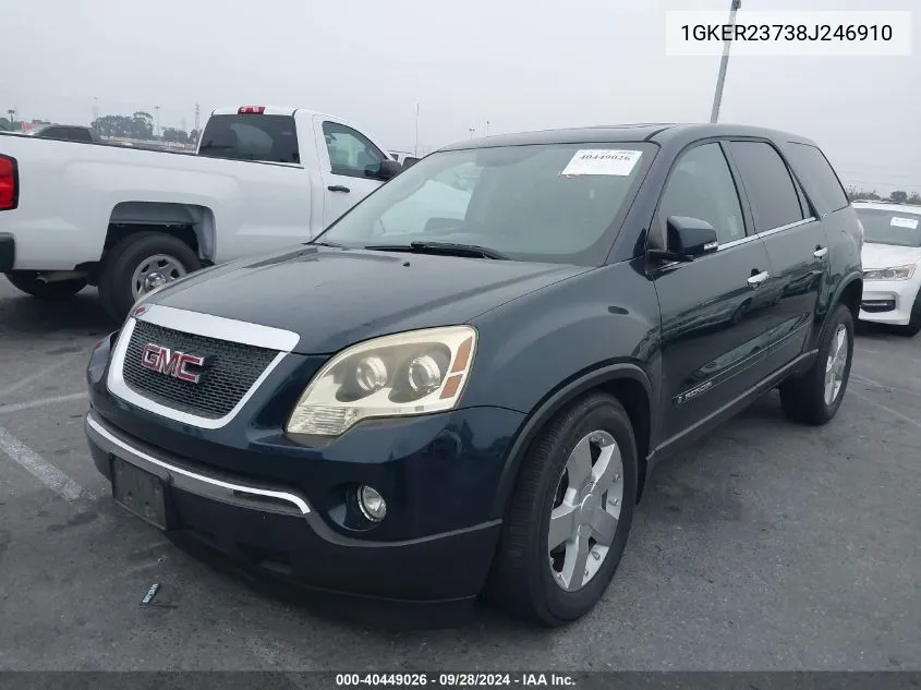 1GKER23738J246910 2008 GMC Acadia Slt-1