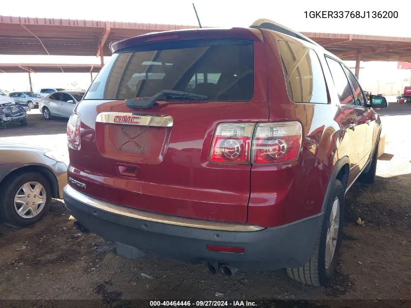 1GKER33768J136200 2008 GMC Acadia Slt-2