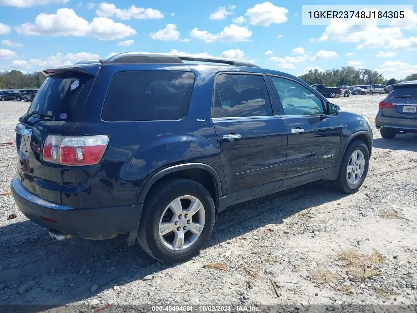 1GKER23748J184305 2008 GMC Acadia Slt-1