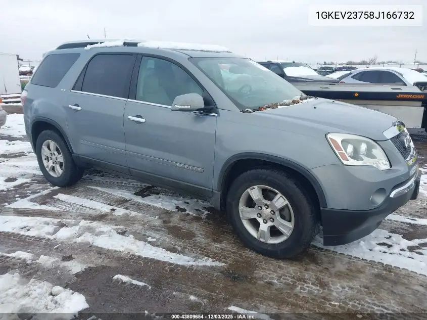 1GKEV23758J166732 2008 GMC Acadia Slt-1