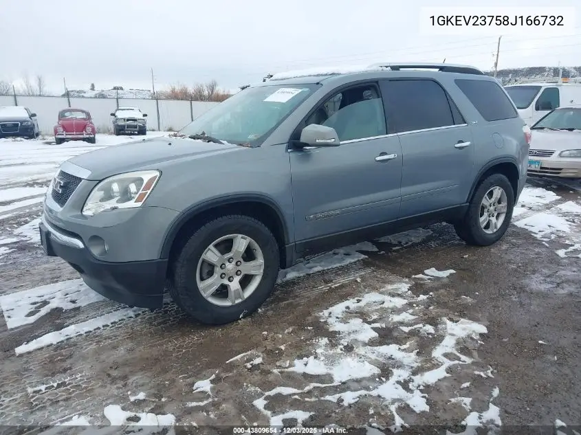 1GKEV23758J166732 2008 GMC Acadia Slt-1